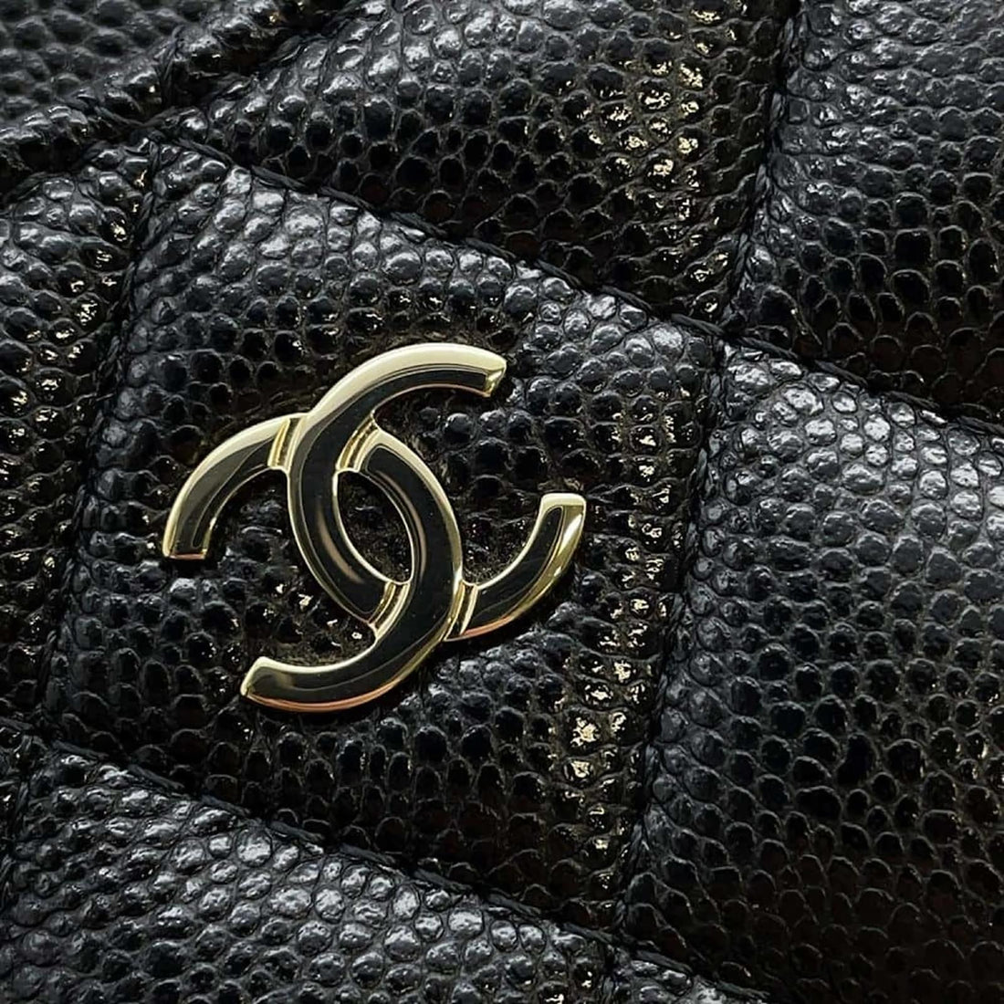 Chanel Caviar Leather Matelassé Wallet